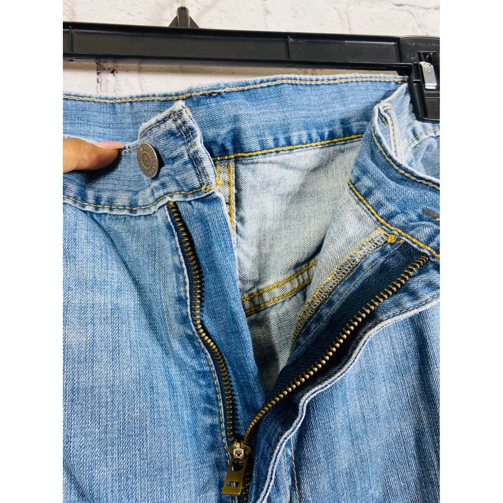 Levi's Jeans Mens Loose Straight 569 Light Wash 40x30 Excellent Denim Blue